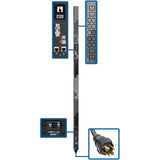 Tripp Lite 14.5kW 3-Phase Monitored PDU - LX Platform, 30 C13 & 12 C19 Outlets (208/240V), Hubbell CS8365C, 0U, TAA - Power distribution unit (rack-mountable) - 35 A - AC 240 V - 14.5 kW - 3-phase - Ethernet 10/100, USB, serial