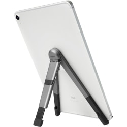 Twelve South Compass Pro for iPad | Portable display stand with 3 viewing/typing angles for all sizes iPad and iPad Pro - 1.3in x 2.6in x - Metal, Silicone - 1 - Space Gray