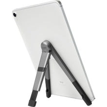 Load image into Gallery viewer, Twelve South Compass Pro for iPad | Portable display stand with 3 viewing/typing angles for all sizes iPad and iPad Pro - 1.3in x 2.6in x - Metal, Silicone - 1 - Space Gray