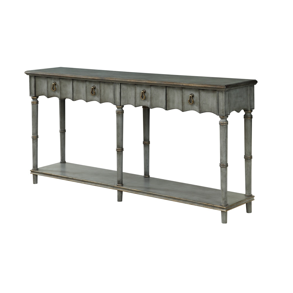 Coast To Coast Orchard Park 2-Drawer Console Table, 35-1/2inH x 72inW x 16inD, Gray