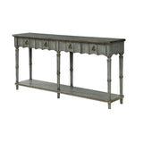 Coast To Coast Orchard Park 2-Drawer Console Table, 35-1/2inH x 72inW x 16inD, Gray