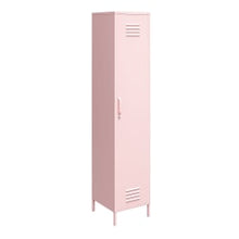 Load image into Gallery viewer, Ameriwood Home Cache Single Metal Locker Storage Cabinet, 72-7/8inH x 15inW x 15-3/4inD, Pink