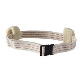 DMI Cotton Physical Therapy Gait Belt With Handles, 50in, Off-White