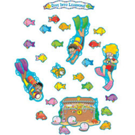 Carson-Dellosa Decorative Bulletin Board Set - Dive into Learning