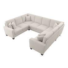Load image into Gallery viewer, Bush Furniture Stockton 113inW U-Shaped Sectional Couch, Light Beige, Standard Delivery