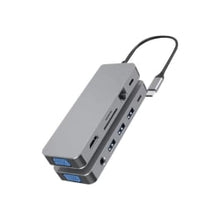 Load image into Gallery viewer, B3E 11-in-1 USB-C Hub - Docking station - USB-C - VGA, DP - GigE