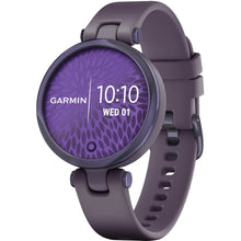 Load image into Gallery viewer, Line Garmin Lily Smart Watch - Women - Heart Rate Monitor, Pulse Oximeter Sensor, Accelerometer, Ambient Light Sensor  - TFT LCD - Touchscreen - Bluetooth - 120 Hour - 1.34in - Midnight Orchid, Deep Orchid Case