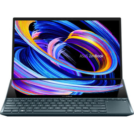 Asus ZenBook Pro Duo 15 Laptop, 15.6in Screen, Intel Core i9, 32 GB Memory, 1 TB Solid State Drive, Celestial Blue, Windows 11 Pro, NVIDIA GeForce RTX 3070 Ti, , WiFi 6