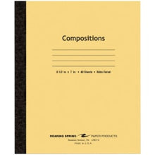 Load image into Gallery viewer, Roaring Spring Composition Notebook, 7in x 8-1/2in, 48 Sheets, Manila