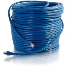 Load image into Gallery viewer, C2G 75ft Cat6 Ethernet Cable - Snagless Solid Shielded - Blue - 100 ft Category 6 Network Cable for Network Device - First End: 1 x RJ-45 Male Network - Second End: 1 x RJ-45 Male Network - Patch Cable - Shielding - 23 AWG - Blue