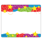 TREND Name Tags, Stars N Swirls, Pack Of 36