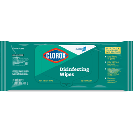 CloroxPro Disinfecting Wipes, Bleach-Free, Fresh Scent, 70 Count, Pack of 9, Package May Vary