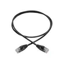 Load image into Gallery viewer, Tripp Lite Cat6a 10G Snagless Molded Slim UTP Ethernet Cable (RJ45 M/M) Black 3 ft. (0.91 m)
