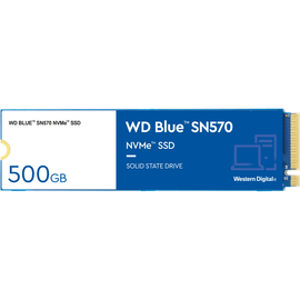 WD BLUE SN570 NVMe Internal SSD, 500GB, Blue