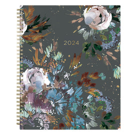 2024 Blue Sky Kelly Ventura Midnight Garden Weekly/Monthly Planning Calendar, 8-1/2in x 11in, Multicolor, January to December 2024, 140944