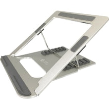 Load image into Gallery viewer, Amer Mounts AMRNS01 Foldable Laptop Tablet Stand - Upto 15.6in Screen Size Notebook, Tablet Support - Aluminum Alloy - Silver
