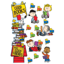 Load image into Gallery viewer, Eureka Peanuts Reading All-In-One Door Decor Kit, Assorted Colors
