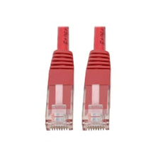 Load image into Gallery viewer, Tripp Lite Cat6 Cat5e Gigabit Molded Patch Cable RJ45 M/M 550MH Red 50ft 50ft - 128 MB/s - 50 ft - Red