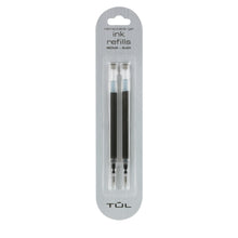 Load image into Gallery viewer, TUL Gel Pen Refills, Medium Point, .7mm, Black Ink Pack Of 2