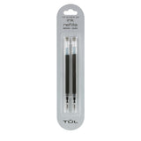 TUL Gel Pen Refills, Medium Point, .7mm, Black Ink Pack Of 2