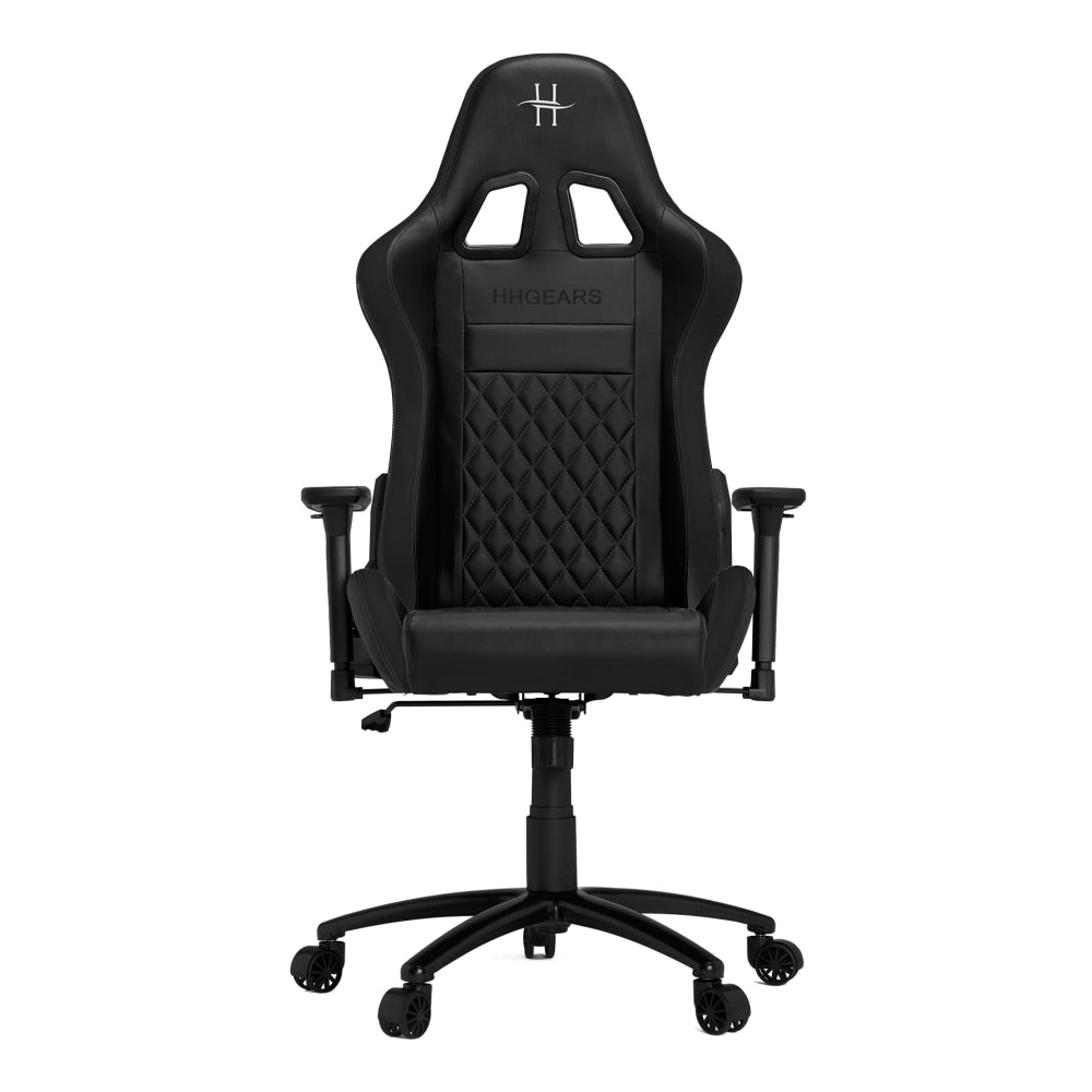 HHGears XL 500 PC Gaming Racing Chair With Headrest, Black