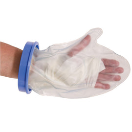 DMI Waterproof Cast And Bandage Protector, Adult Hand, 12in, Clear