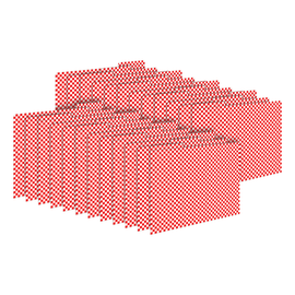 Barker Creek Tab File Folders, Letter Size, Red Check, Pack Of 24 Folders