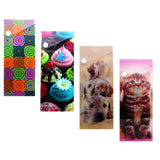 Inkology Lenticular Snap Pencil Cases, 7-1/2inH x 3inW x 1-5/16inD, Assorted Designs, Pack Of 24 Cases