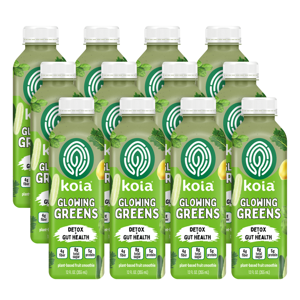 Koia Glowing Greens Smoothies, 12 Oz, Pack Of 12 Smoothies