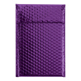 Office Depot Brand Glamour Bubble Mailers, 11inH x 7-1/2inW x 3/16inD, Purple, Case Of 72 Mailers