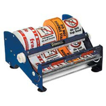 Load image into Gallery viewer, Multi-Roll Tabletop Label Dispenser, 12in, Blue