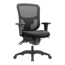 Load image into Gallery viewer, WorkPro 9500XL Series Big &amp; Tall Ergonomic Mesh/Premium Fabric Mid-Back Chair, Black/Gray, BIFMA Compliant