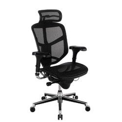 WorkPro Quantum 9000 Series Ergonomic Mesh High-Back Executive Office Chair, Black, BIFMA Compliant