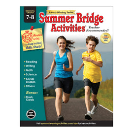 Carson-Dellosa Summer Bridge Activities Workbooks, Grades 7-8, Pack Of 30 Workbooks