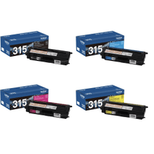 Load image into Gallery viewer, Brother TN-315 Black; Cyan; Magenta; Yellow High Yield Toner Cartridges, Pack Of 4, TN315 combo