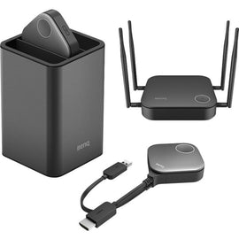 BenQ InstaShow S WDC20 IEEE 802.11ac 1.14 Gbit/s Wireless Presentation Gateway - 2.40 GHz, 5 GHz - 1 x Network (RJ-45) - Desktop