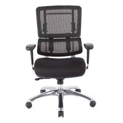 Pro-Line II Pro X996 Vertical Mesh High-Back Chair, Black/Coal Black FreeFlex/Polished Aluminum