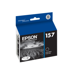 Epson 157 DuraBrite Photo Black Ink Cartridge, T157120