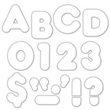 TREND Ready Letters, 2in, Casual Letters/Numbers, White, Pack Of 142