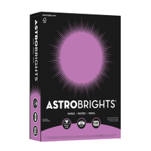 Load image into Gallery viewer, Astrobrights Color Multi-Use Printer &amp; Copy Paper, 1 Ream, Planetary Purple, Letter (8.5in x 11in), 500 Sheets Per Ream, 24 Lb, 94 Brightness