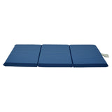 Mahar Manufacturing 3-Section Standard Rest Mat, 2inH x 24inW x 48inD, Blue, Pre-K - Grade 1