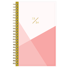 Load image into Gallery viewer, 2023-2024 Blue Sky Cali Pink CYO Academic Weekly/Monthly Planner, 5in x 8in, July 2023 to June 2024, 130621-A