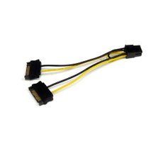 Load image into Gallery viewer, StarTech.com 6in SATA Power to 6 Pin PCI Express Video Card Power Cable Adapter