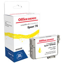 Clover Imaging Group Remanufactured Yellow Ink Cartridge Replacement For Epson T078420, OD78420
