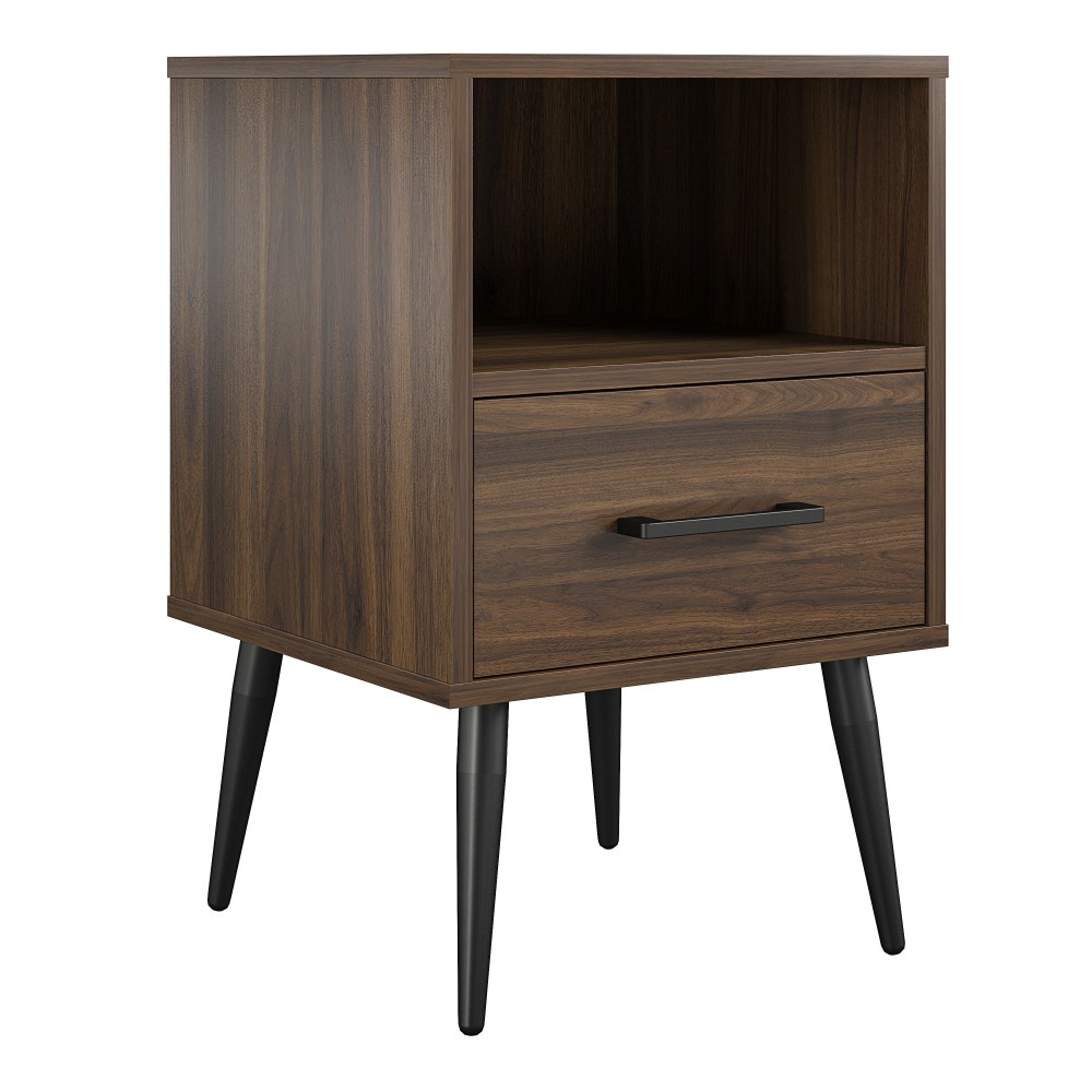 Ameriwood Home Wilson End Table, 24inH x 15-1/2in x 15-1/2inD, Walnut