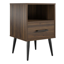 Load image into Gallery viewer, Ameriwood Home Wilson End Table, 24inH x 15-1/2in x 15-1/2inD, Walnut