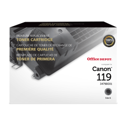 Office Depot Remanufactured Black Toner Cartridge Replacement For Canon 119, OD119