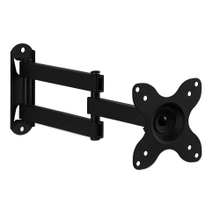 Load image into Gallery viewer, Mount-It! Swivel Wall Mount For 19 - 32in TVs, 9inH x 6inW x 2inD, Black