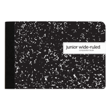 Load image into Gallery viewer, Office Depot Brand Composition Book, 5in x 7-1/2in, Wide Ruled, 100 Sheets, Black/White