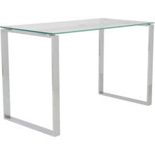 Load image into Gallery viewer, Eurostyle Diego 48inW Writing Desk, Polished Steel